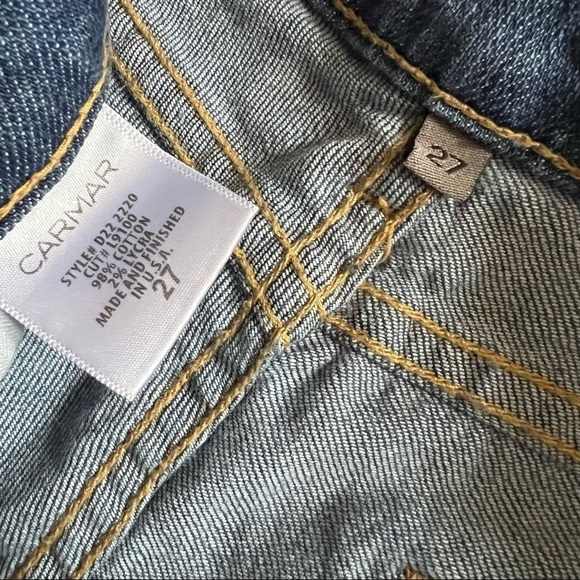 CARMAR SKINNY DISTRESSED WOMEN’S DENIM JEANS SIZE 27 - Picture 10 of 11